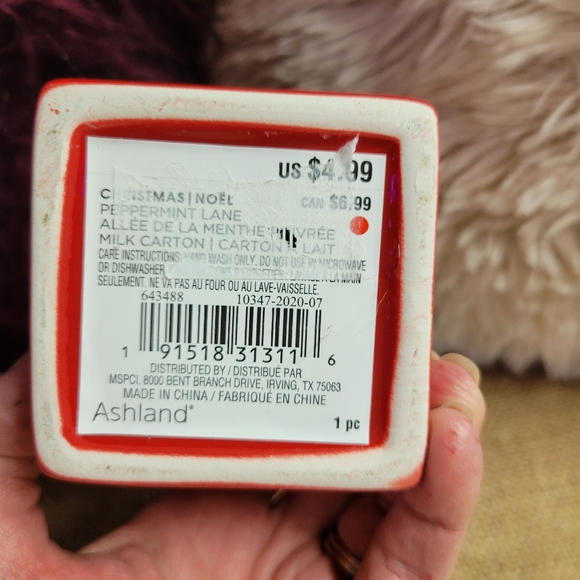 NWT Ashland ceramic milk for Santa container brand new cute - Picture 6 of 7